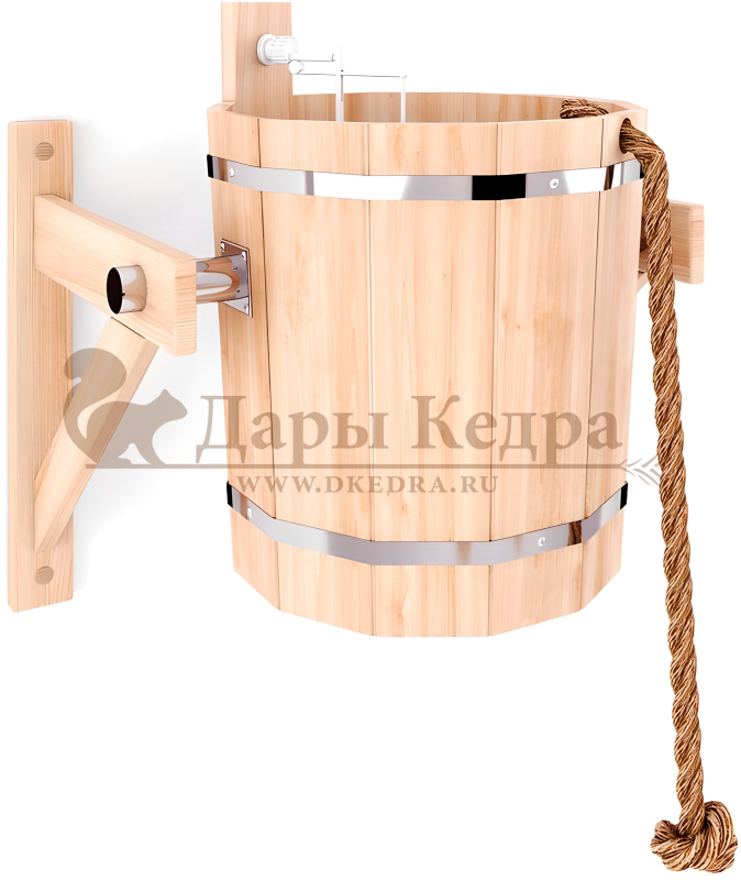 Обливное устройство из кедра